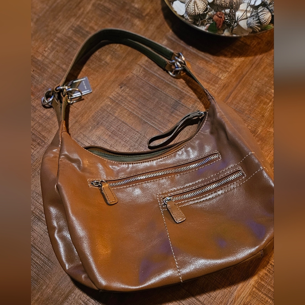 Brown Leather Shoulder Bag